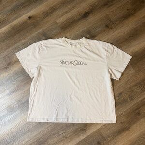 Sinclair Global Men's Cream Short Sleeve Tee